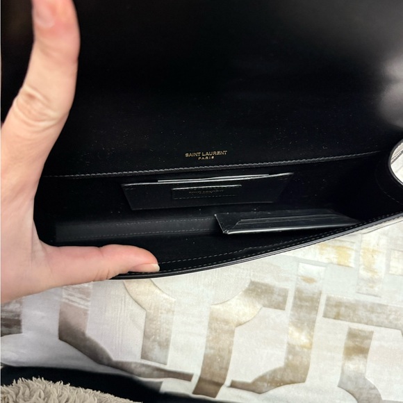 Yves Saint Laurent Black and Tan Clutch - Picture 8 of 9